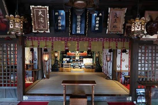 The Edo-period guardian shrine of Kainan Shrine in Misaki on the Miura Peninsula
