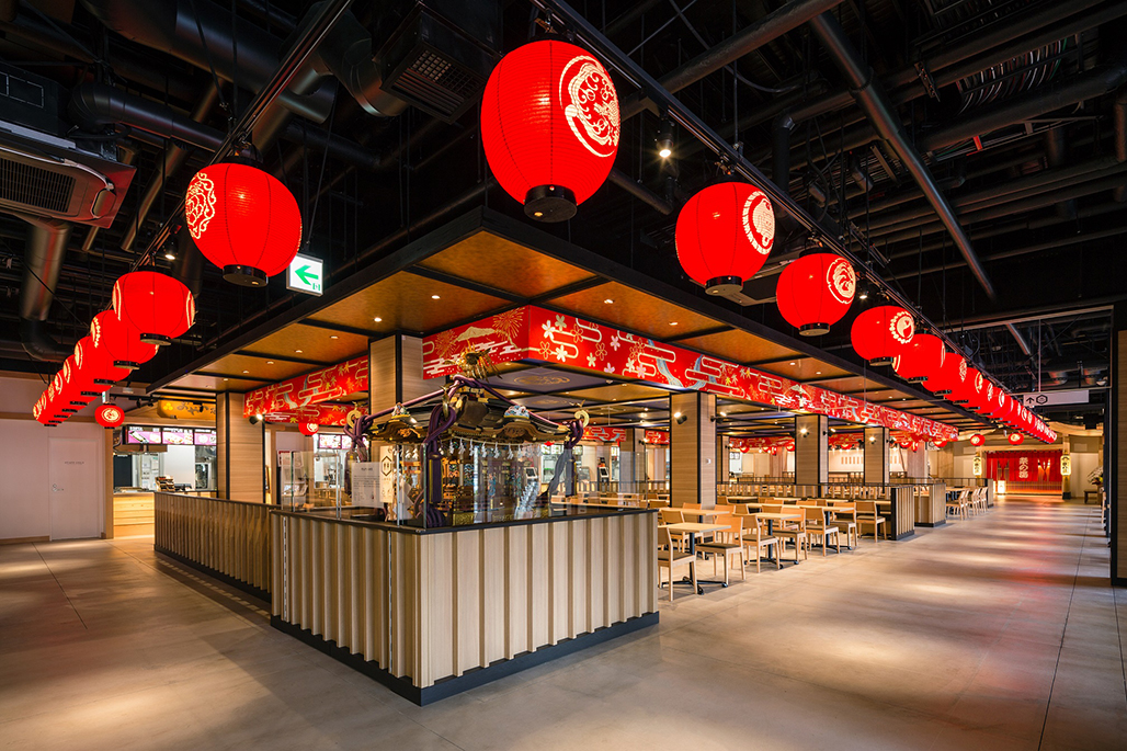 Matsuri-no-Yu hot spring and market complex beside Seibu-Chichibu Station in Saitama